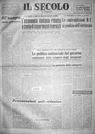martedì 22 maggio 1962