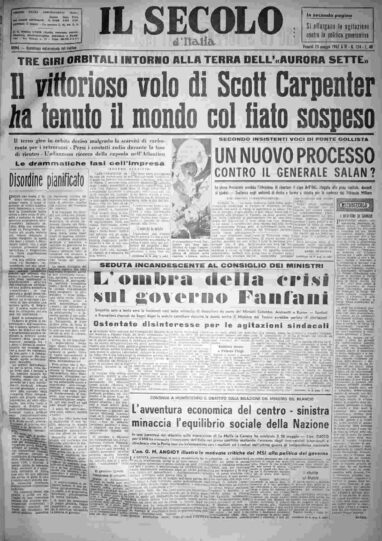 venerdì 25 maggio 1962