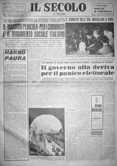domenica 3 giugno 1962