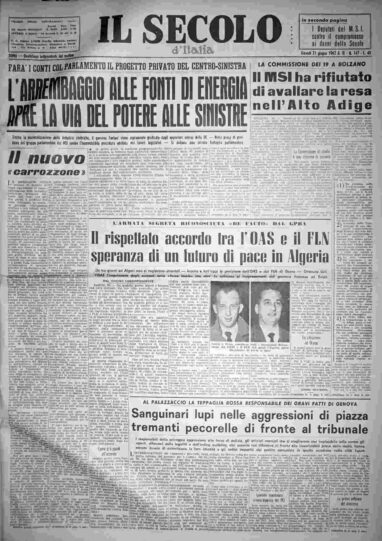 giovedì 21 giugno 1962