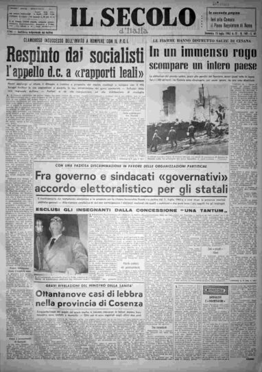 domenica 15 luglio 1962