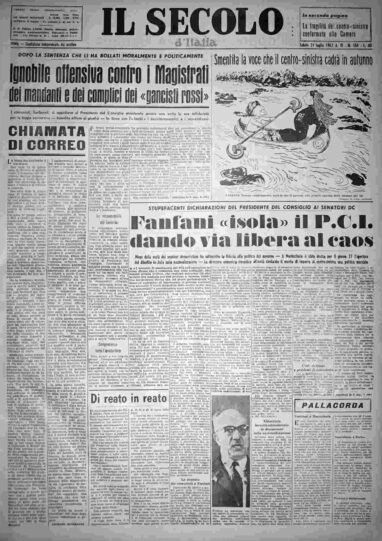 sabato 21 luglio 1962