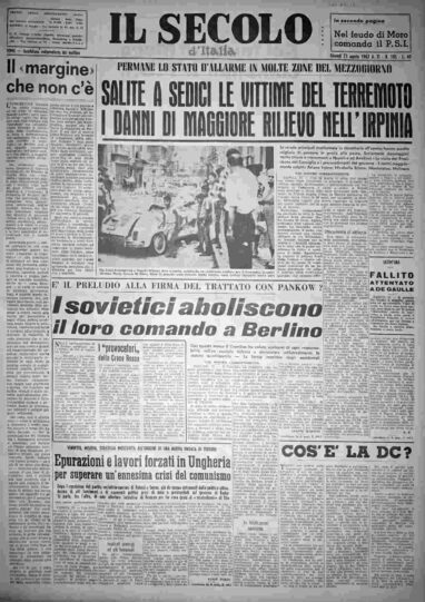 giovedì 23 agosto 1962