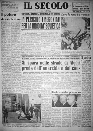 giovedì 30 agosto 1962