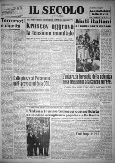 venerdì 7 settembre 1962
