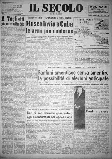 venerdì 14 settembre 1962