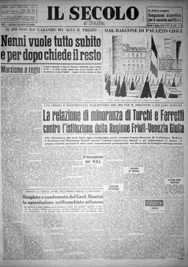 martedì 9 ottobre 1962