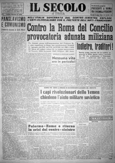 mercoledì 10 ottobre 1962