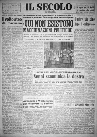 domenica 14 ottobre 1962