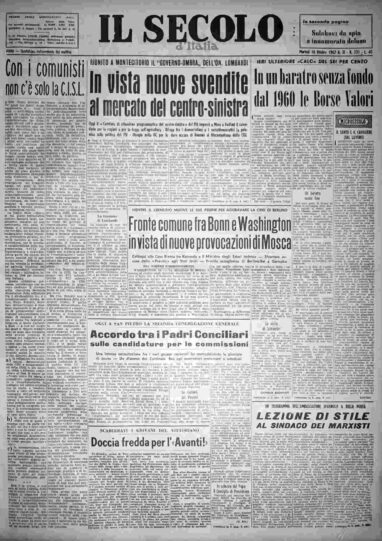 martedì 16 ottobre 1962