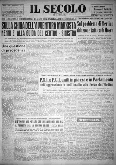 venerdì 19 ottobre 1962