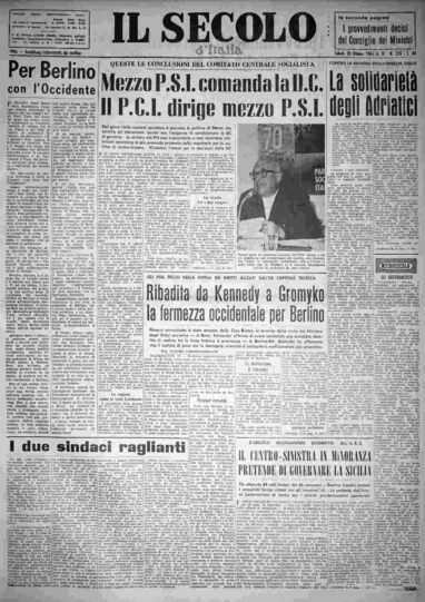 sabato 20 ottobre 1962