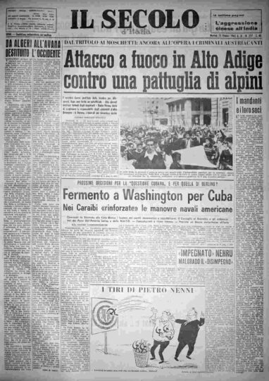 martedì 23 ottobre 1962