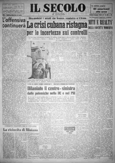 martedì 6 novembre 1962