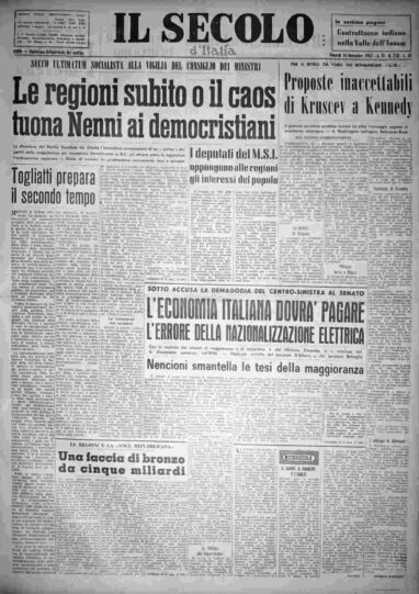 venerdì 16 novembre 1962