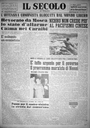 giovedì 22 novembre 1962