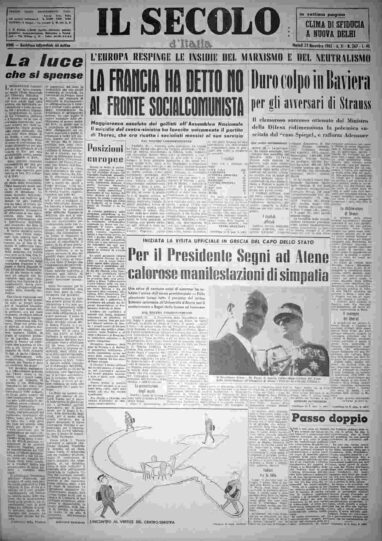 martedì 27 novembre 1962