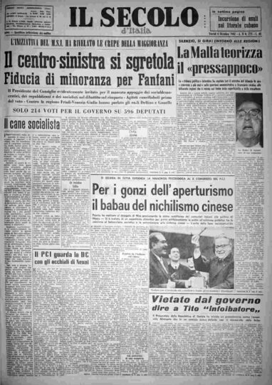giovedì 6 dicembre 1962