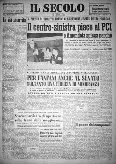 venerdì 7 dicembre 1962
