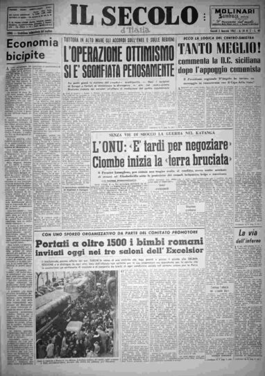 giovedì 3 gennaio 1963