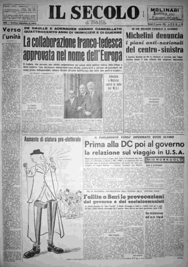 martedì 22 gennaio 1963