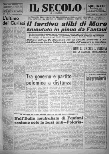 domenica 27 gennaio 1963