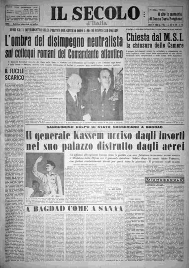 sabato 9 febbraio 1963
