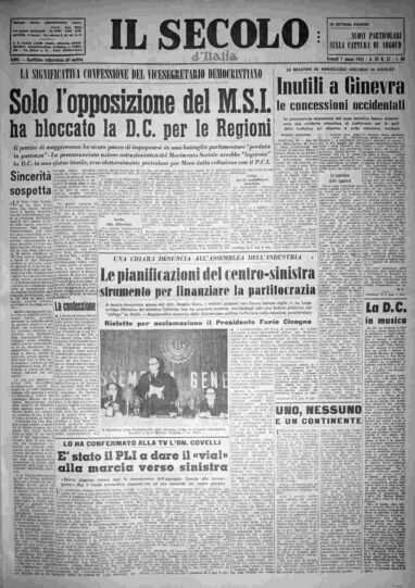 venerdì 1 marzo 1963