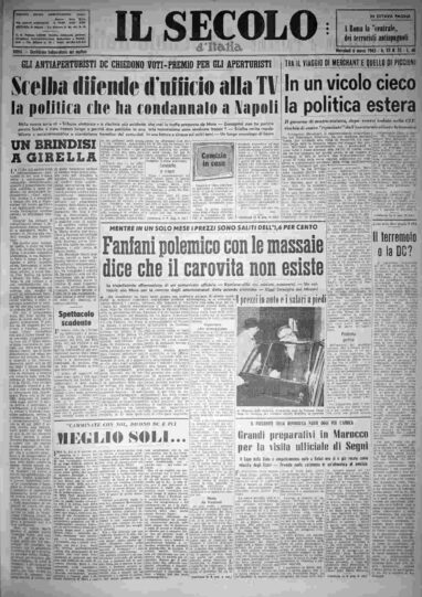 mercoledì 6 marzo 1963