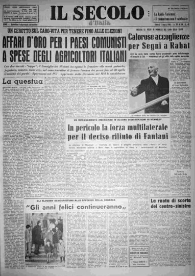 giovedì 7 marzo 1963