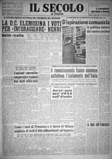 domenica 17 marzo 1963