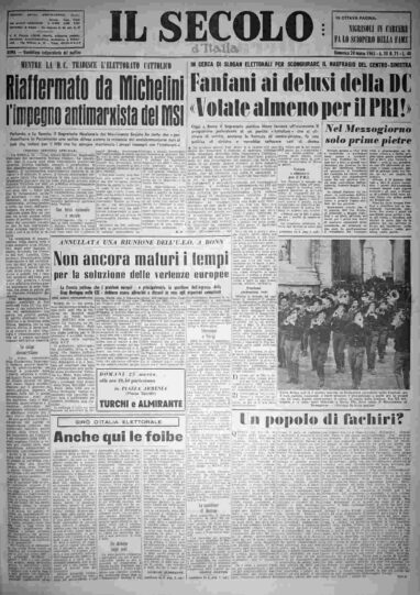 domenica 24 marzo 1963