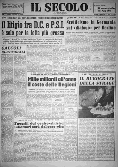 mercoledì 27 marzo 1963