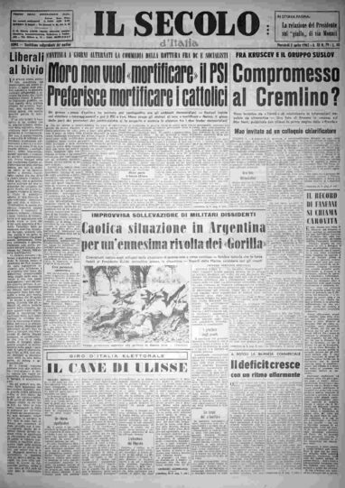mercoledì 3 aprile 1963
