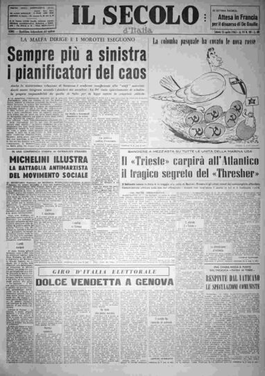 sabato 13 aprile 1963