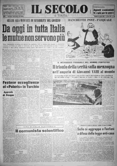 martedì 16 aprile 1963