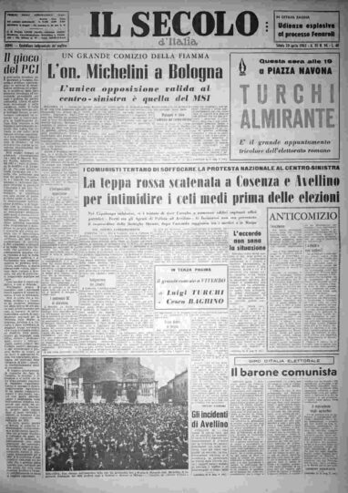 sabato 20 aprile 1963