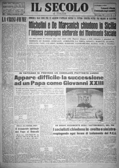 sabato 8 giugno 1963