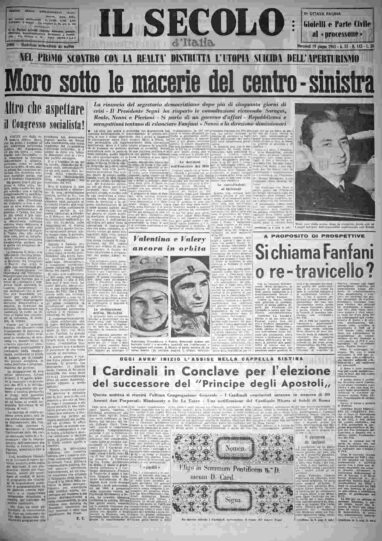 mercoledì 19 giugno 1963