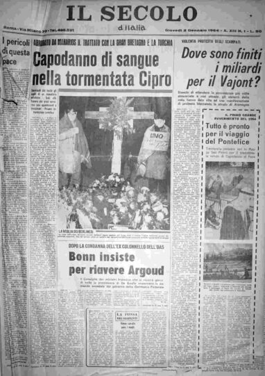 giovedì 2 gennaio 1964