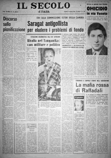 martedì 21 gennaio 1964