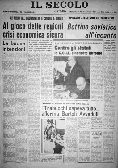 mercoledì 22 gennaio 1964