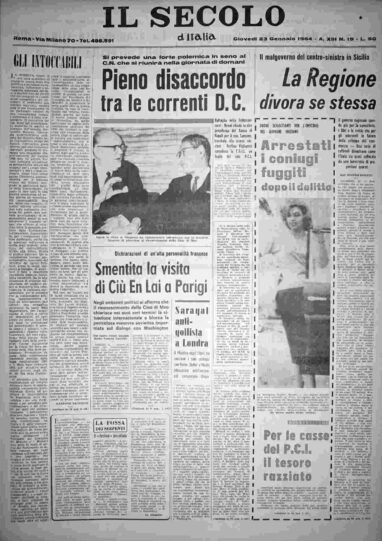 giovedì 23 gennaio 1964