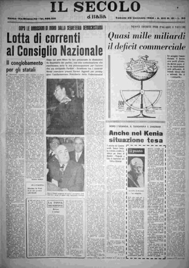 sabato 25 gennaio 1964