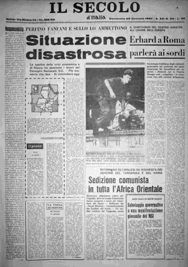 domenica 26 gennaio 1964