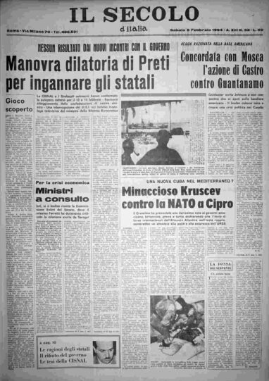 sabato 8 febbraio 1964