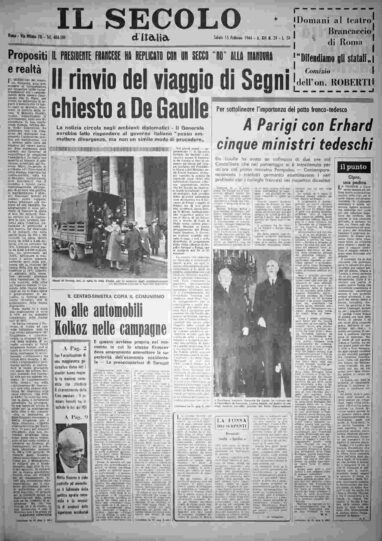 sabato 15 febbraio 1964