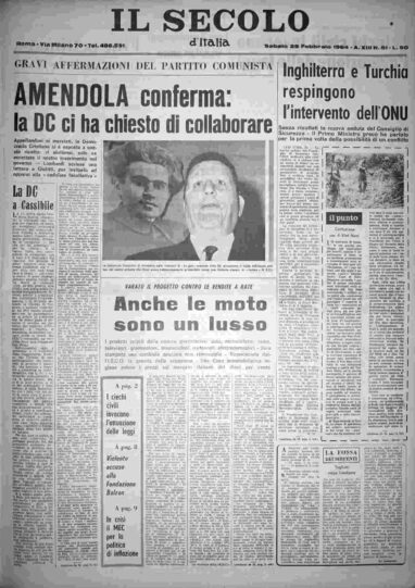 sabato 29 febbraio 1964