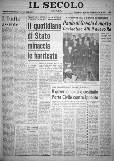 sabato 7 marzo 1964