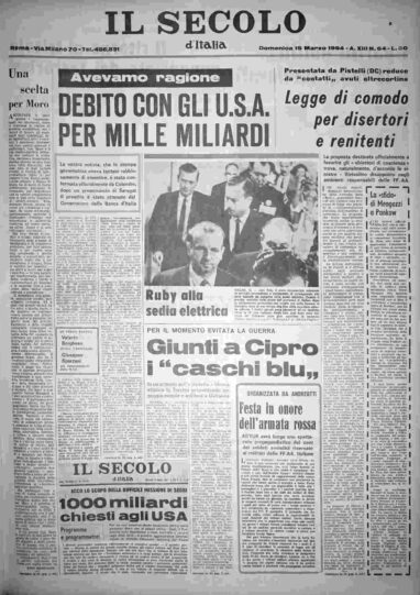 domenica 15 marzo 1964